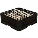 Vollrath CRA-06 Traex® Full-Size Black Open Extender with Closed Sides