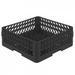 Vollrath CRA-06 Traex® Full-Size Black Open Extender with Closed Sides
