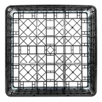 Noble Warewashing 9-Compartment Gray Full-Size Glass Rack with 3 Black Extenders Noble Warewashing 9-Compartment Gray Full-Size Glass Rack with 3 Black Extenders
