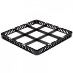Noble Warewashing 9-Compartment Gray Full-Size Glass Rack with 3 Black Extenders Noble Warewashing 9-Compartment Gray Full-Size Glass Rack with 3 Black Extenders