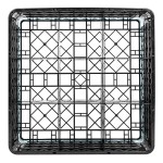 Noble Warewashing 9-Compartment Gray Full-Size Glass Rack with 3 Black Extenders Noble Warewashing 9-Compartment Gray Full-Size Glass Rack with 3 Black Extenders