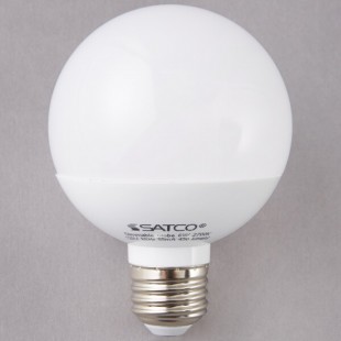 Satco S9200 6 Watt (40 Watt Equivalent) Frosted Warm White LED Globe Light Bulb - 120V (G25) Satco S9200 6 Watt (40 Watt Equivalent) Frosted Warm White LED Globe Light Bulb - 120V (G25)
