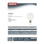 Satco S9200 6 Watt (40 Watt Equivalent) Frosted Warm White LED Globe Light Bulb - 120V (G25) Satco S9200 6 Watt (40 Watt Equivalent) Frosted Warm White LED Globe Light Bulb - 120V (G25)