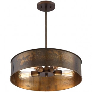 SATCO/NUVO Kettle 4-Light Pendant Light with Weathered Brass Finish - 120V, 60W SATCO/NUVO Kettle 4-Light Pendant Light with Weathered Brass Finish - 120V, 60W