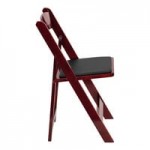 Flash Furniture Hercules Orange Ventilated Contoured Stacking Chair with Black Sled Base
