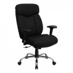 Flash Furniture Hercules Orange Ventilated Contoured Stacking Chair with Black Sled Base