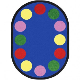Joy Carpets Kid Essentials Lots Of Dots 10' 9 Joy Carpets Kid Essentials Lots Of Dots 10' 9