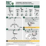 National Public Seating 6716HB Kangaroo Swivel Industrial Stool