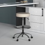 Boss B16240-BG Caressoft Beige Vinyl Medical / Drafting Stool