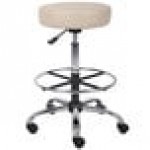 Boss B16240-BG Caressoft Beige Vinyl Medical / Drafting Stool