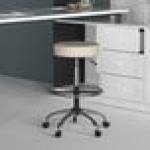 Boss B16240-BG Caressoft Beige Vinyl Medical / Drafting Stool