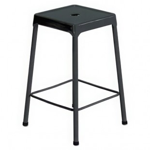 Safco 6605BL Black Counter Height Steel Stool Safco 6605BL Black Counter Height Steel Stool