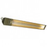 TPI OCH2 Series OCH2-55-208V Stainless Steel Outdoor / Indoor Quartz Electric Infrared Heater - 208V, 4000W