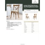 Lancaster Table & Seating Vineyard Barrel Brown Wood Cross Back Chair with 2 Lancaster Table & Seating Vineyard Barrel Brown Wood Cross Back Chair with 2