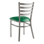 Lancaster Table & Seating Clear Coat Finish Ladder Back Chair with 2 1/2 Lancaster Table & Seating Clear Coat Finish Ladder Back Chair with 2 1/2