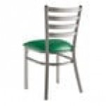 Lancaster Table & Seating Clear Coat Finish Ladder Back Chair with 2 1/2 Lancaster Table & Seating Clear Coat Finish Ladder Back Chair with 2 1/2