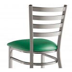 Lancaster Table & Seating Clear Coat Finish Ladder Back Chair with 2 1/2 Lancaster Table & Seating Clear Coat Finish Ladder Back Chair with 2 1/2
