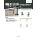 Lancaster Table & Seating Clear Coat Finish Ladder Back Chair with 2 1/2 Lancaster Table & Seating Clear Coat Finish Ladder Back Chair with 2 1/2