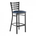 Lancaster Table & Seating Clear Coat Finish Ladder Back Chair with 2 1/2 Lancaster Table & Seating Clear Coat Finish Ladder Back Chair with 2 1/2