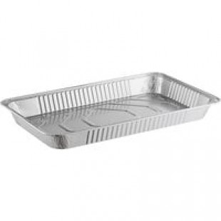 Western Plastics 5120 Full Size Heavy-Duty Foil Steam Table Pan Medium 2 3/16