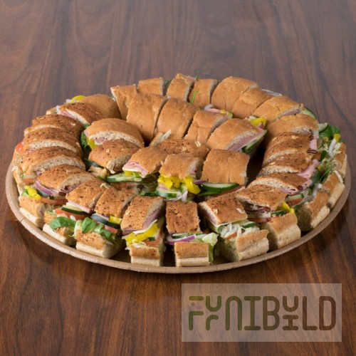 Solut Kraft Natural Coated Heavy Weight Catering / Deli Tray 16