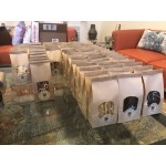 Choice 2 lb. White Kraft Paper Cookie / Coffee / Donut Bag with Window and Tin Tie Closure - 50/Pack Choice 2 lb. White Kraft Paper Cookie / Coffee / Donut Bag with Window and Tin Tie Closure - 50/Pack