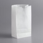 Bagcraft Packaging 300283 6 lb. EcoCraft Dubl-Wax® Kraft Bag with Artisan Print - 500/Case