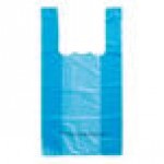 Choice 1/10 XS Size Blue Unprinted Embossed Medium-Duty Plastic T-Shirt Bag - 1,500/Case Choice 1/10 XS Size Blue Unprinted Embossed Medium-Duty Plastic T-Shirt Bag - 1,500/Case