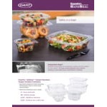 Dart ClearPac SafeSeal 24 oz. Tamper-Resistant, Tamper-Evident Container with Dome Lid - 200/Case Dart ClearPac SafeSeal 24 oz. Tamper-Resistant, Tamper-Evident Container with Dome Lid - 200/Case