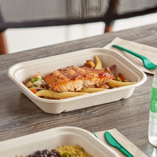 World Centric 36 oz. PLA Lined Compostable Fiber Box - 400/Case World Centric 36 oz. PLA Lined Compostable Fiber Box - 400/Case