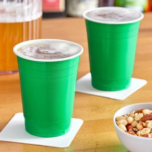 Choice 16 oz. Green Plastic Cup - 1,000/Case Choice 16 oz. Green Plastic Cup - 1,000/Case
