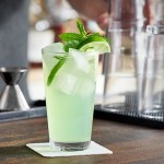 Acopa Select 14 oz. Stackable Beverage / Mixing Glass - Sample