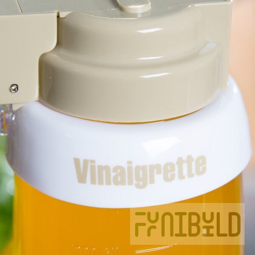 TableCraft CB9 Imprinted White Plastic 