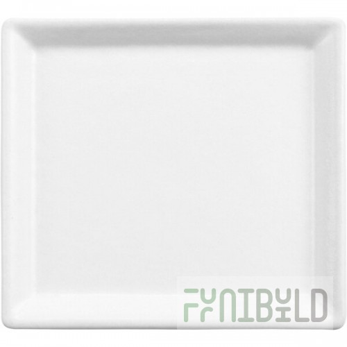 GET Bugambilia Fit Perfect Mod White Aluminum Serving Platter / Lid for 1/6 Size Food Pans LCIH1/6-MOD-WW