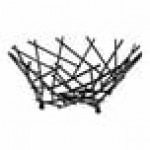 American Metalcraft FRUB12 Round Black Thatch Basket - 8 American Metalcraft FRUB12 Round Black Thatch Basket - 8