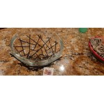 American Metalcraft FRUB12 Round Black Thatch Basket - 8 American Metalcraft FRUB12 Round Black Thatch Basket - 8