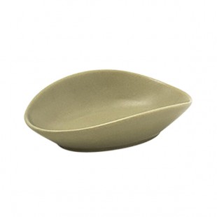 Front of the House Tides 3 oz. Semi-Matte Sea Grass Oval Porcelain Ramekin - 12/Case Front of the House Tides 3 oz. Semi-Matte Sea Grass Oval Porcelain Ramekin - 12/Case