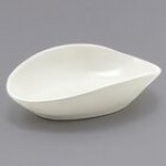 Front of the House Tides 3 oz. Semi-Matte Sea Grass Oval Porcelain Ramekin - 12/Case