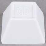 American Metalcraft MELSC15 1.1 oz. White Melamine Square Sauce Cup - 12/Case
