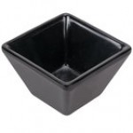 American Metalcraft MELSC15 1.1 oz. White Melamine Square Sauce Cup - 12/Case