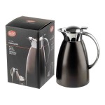 TableCraft 50 oz. Black Stainless Steel Coffee Carafe 12681 - 6/Case TableCraft 50 oz. Black Stainless Steel Coffee Carafe 12681 - 6/Case