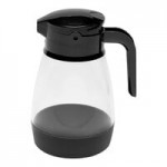 Service Ideas Classic Carafe 33.8 oz. Copper Stainless Steel Insulated Coffee Carafe / Server with Black Lid CGCS10CP