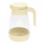 Service Ideas Classic Carafe 33.8 oz. Copper Stainless Steel Insulated Coffee Carafe / Server with Black Lid CGCS10CP