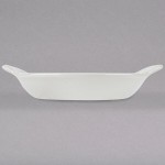 Hall China from Steelite International HL4350AWHA Ivory (American White) 14 oz. Au Gratin Dish - 12/Case