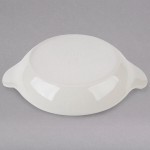 Hall China from Steelite International HL4350AWHA Ivory (American White) 14 oz. Au Gratin Dish - 12/Case