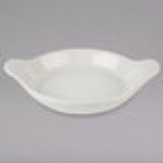 Hall China from Steelite International HL4350AWHA Ivory (American White) 14 oz. Au Gratin Dish - 12/Case