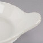 Hall China from Steelite International HL4350AWHA Ivory (American White) 14 oz. Au Gratin Dish - 12/Case