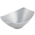 Bon Chef 2514 Gondola 96 oz. Pewter-Glo Cast Aluminum Bowl