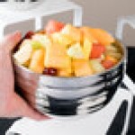 Vollrath 46590 Double Wall Round Beehive 1.7 Qt. Serving Bowl