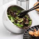 American Metalcraft AB8 54 oz. Double Wall Angled Insulated Serving Bowl - Stainless Steel American Metalcraft AB8 54 oz. Double Wall Angled Insulated Serving Bowl - Stainless Steel